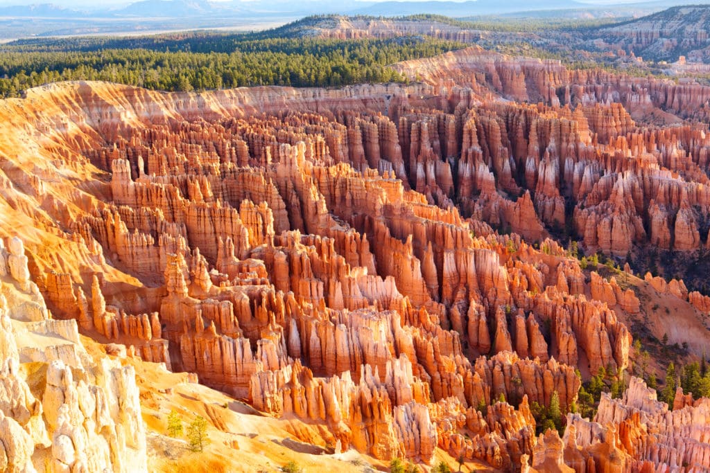Amphitheater from Inspiration Point at sunrise Bryce Canyon National Park Utah USA from Tumbleweed Travel