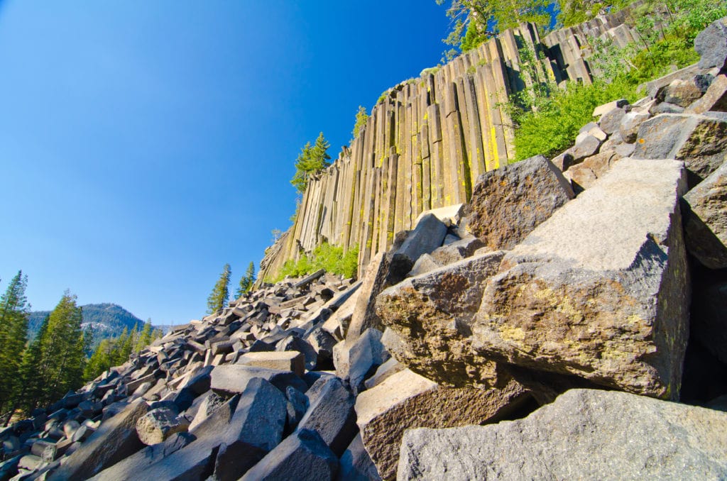 Devils postpile Eastern Sierras from Tumbleweed Travel
