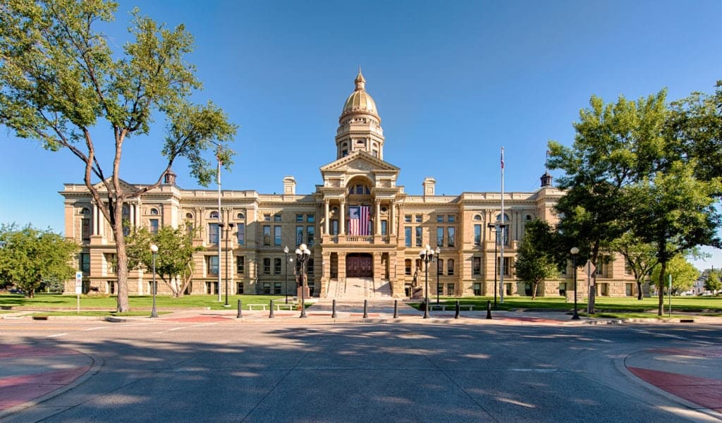 State Capitol Building in Cheyenne Wyoming from Tumbleweed Travel