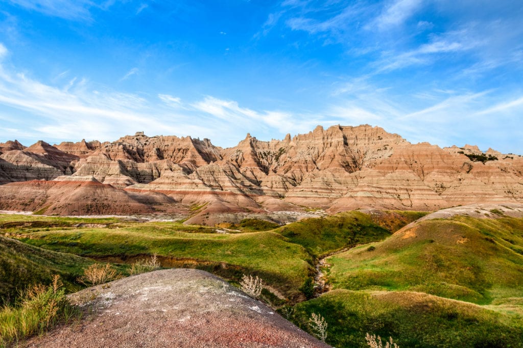 This image captured the spectacular formations of the Badlands National Park in South Dakota. from Tumbleweed Travel