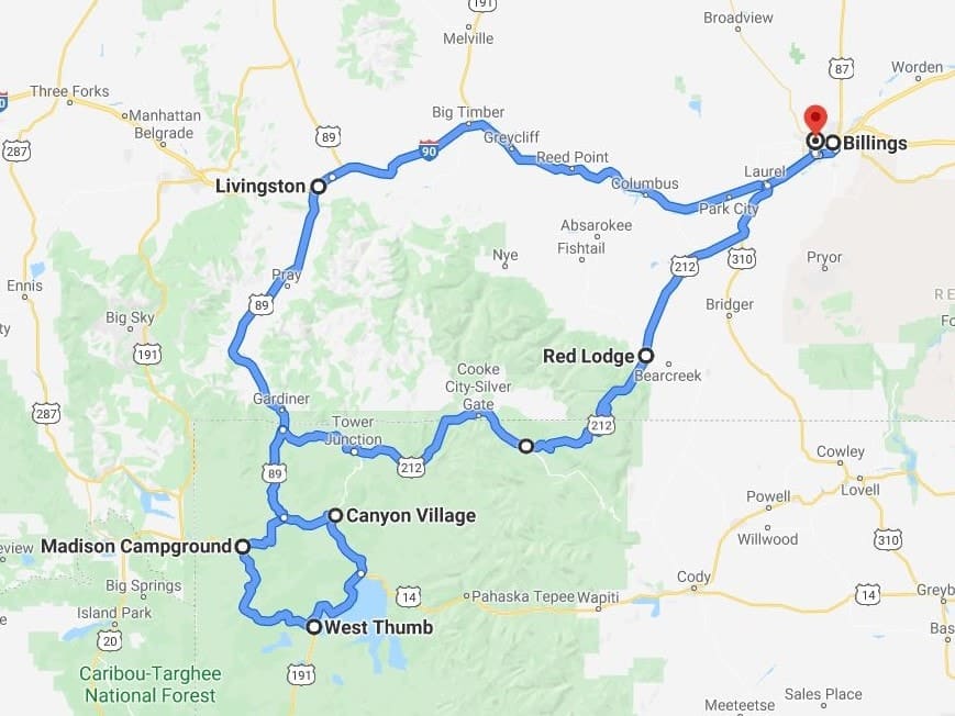 Yellowstone from Tumbleweed Travel
