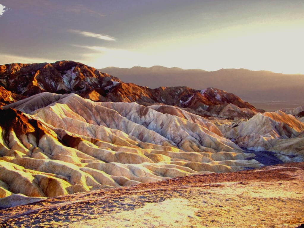 The colors of the sunset in Death Valley from Tumbleweed Travel