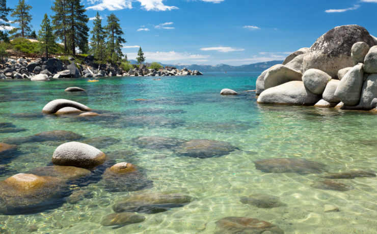 Summer Road Trip Series: The Sierras Lake Tahoe clear view water scaled from Tumbleweed Travel