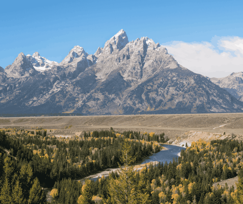 Snake River Overlook to the Grand Tetons from Tumbleweed Travel