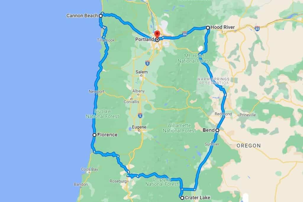 Ultimate Oregon Map Ultimate Oregon Map 1 from Tumbleweed Travel