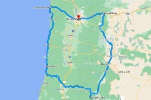 NEW ITINERARY: Ultimate Oregon Ultimate Oregon Map from Tumbleweed Travel