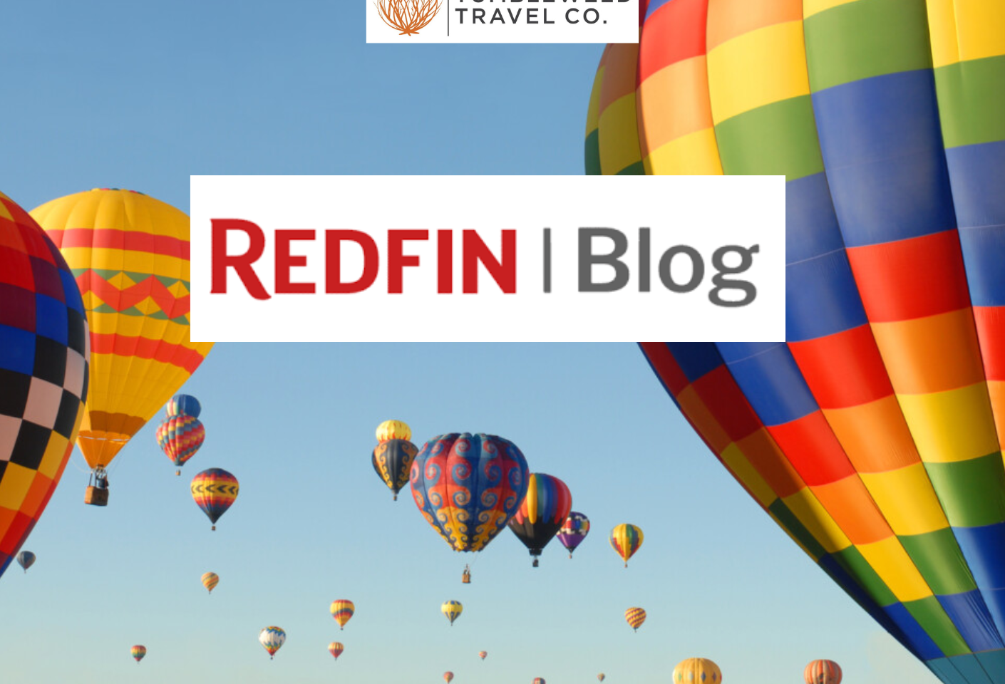 Redfin Blog Feature from Tumbleweed Travel