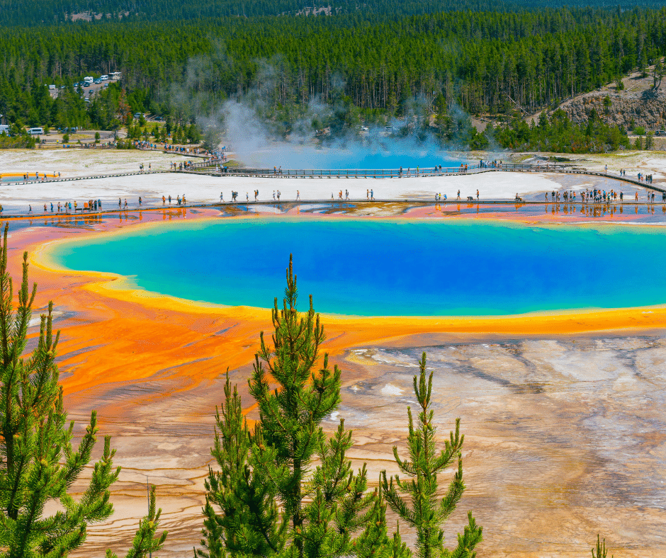 Grand Prismatic Spring Yellowstone National Park WY from Tumbleweed Travel