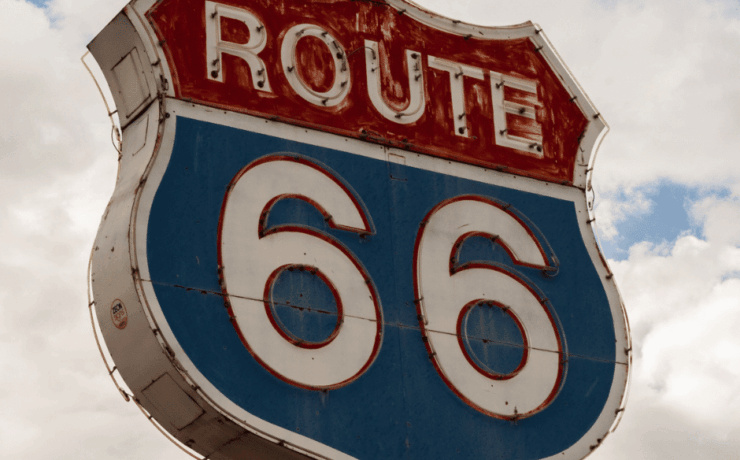 Best Stops along Route 66 in Arizona! Route 66 Sign from Tumbleweed Travel