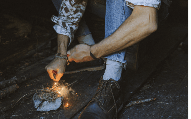 How to Start a Campfire! Starting a fire from Tumbleweed Travel