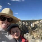 Brooke and Nephew Henry in Yellowstone Brooke and Nephew Henry in Yellowstone from Tumbleweed Travel