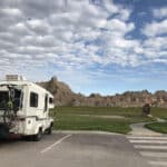 Brooke's Rig in Badlands National Park Brookes Rig in Badlands National Park from Tumbleweed Travel